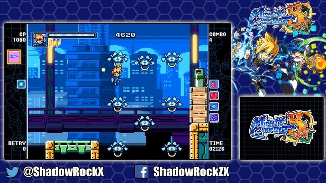 Mighty Gunvolt Burst - 3DS Version Quick Look смотреть онлайн