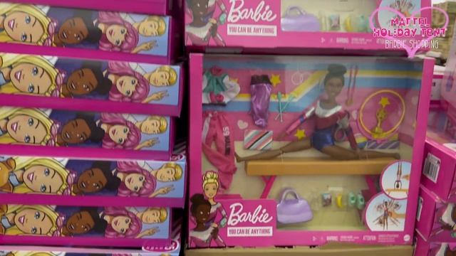 MATTEL HOLIDAY TENT SALE 2023! Barbie Shopping in Los Angeles смотреть онлайн
