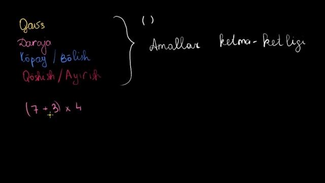 Amallarni bajarish tartibi | Arifmetik xossalar | Boshlangʻich algebra смотреть онлайн