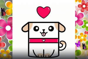 Рисуем Собачку из буквы Н