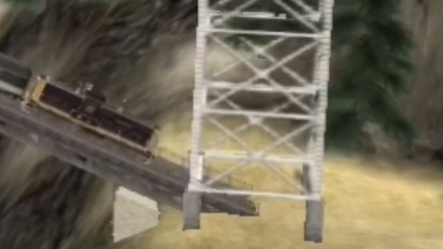 The Cassandra Crossing: train crash scene Trainz 2 remake смотреть онлайн