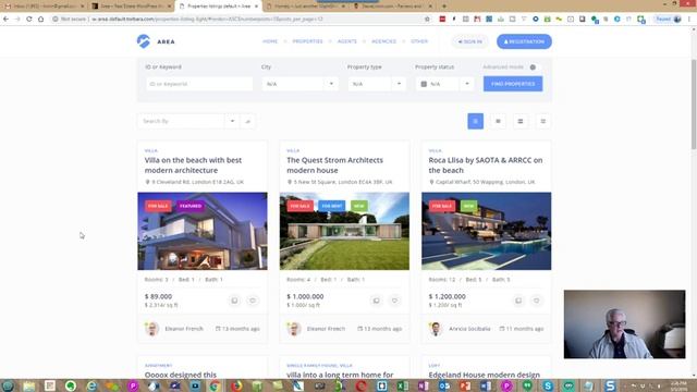Area - Real Estate WordPress Theme Review 2020 смотреть онлайн