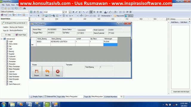 tutorial vb net sql server bab 24 membuat manual book смотреть онлайн