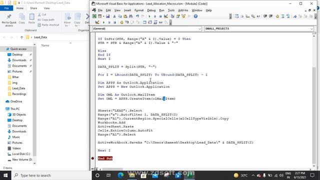 Lead Allocation Using VBA Macros | Send bulk emails using macros | Send multiple email using Macros смотреть онлайн