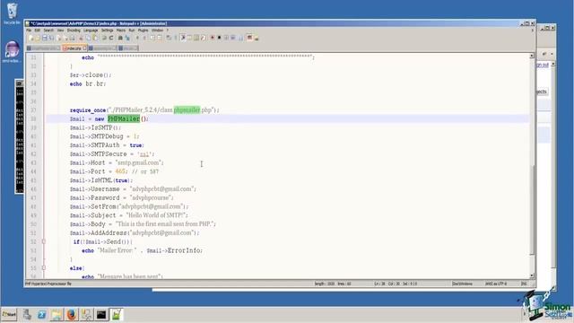 using php to send e mail using simple mail transfer protocol SMTP смотреть онлайн