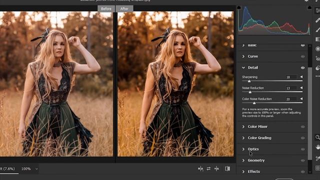 Professionally edit Outdoor Picture, Camera Raw Filter In Photoshop CC! Color Grading смотреть онлайн