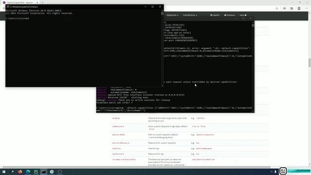 Robot Framework And Appium - Appium server capabilities and parallel executions смотреть онлайн