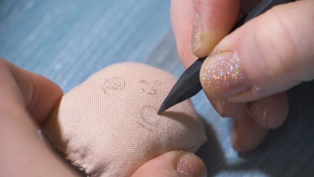 Миниатюрная текстильная кукла смотреть онлайн