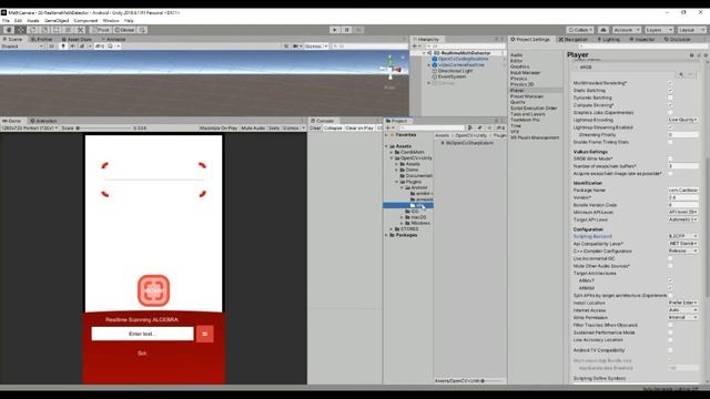 Cam & Math Unity 3D opencv + unity смотреть онлайн