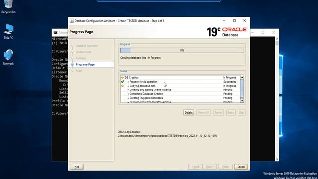 Install oracle 19c database on windows server смотреть онлайн