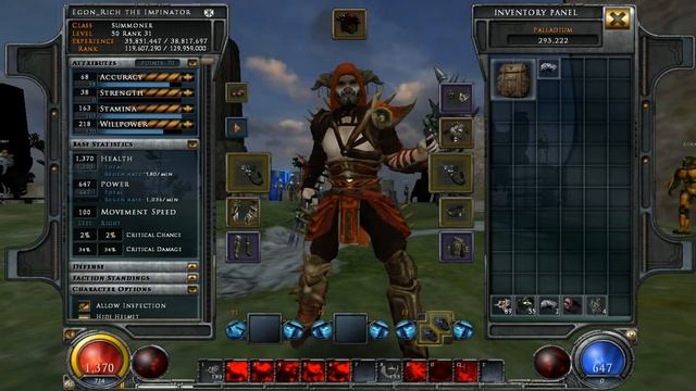 Hellgate London 2038 Персонаж Суммонер. Шмот. Билд. Как пользоваться.