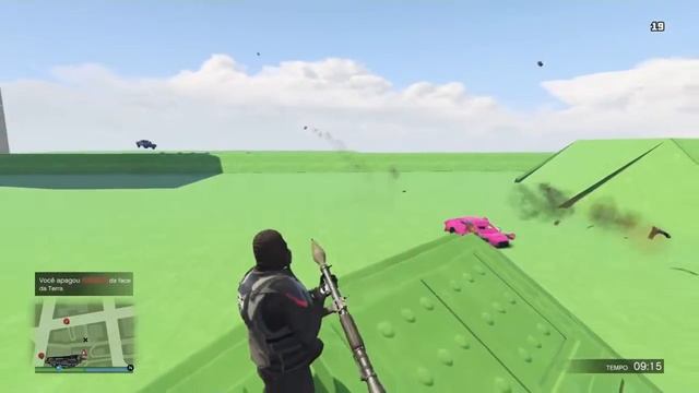 GTA V Online: DRIVERS Vs EXPLOSIVOS!! OLHA A EXPLOSÃO смотреть онлайн