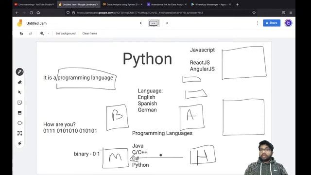 Data Analysis using Python [Free 7 Days LIVE Bootcamp] - Day 1 смотреть онлайн