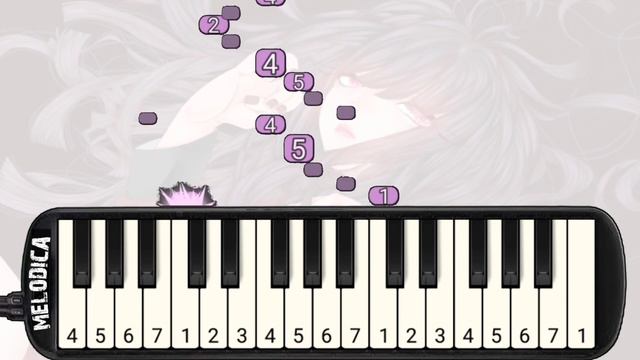 Vocaloid - Aishite Aishite Aishite 『Kikuo Ft. Hatsune Miku』 Easy Melodica Tutorial