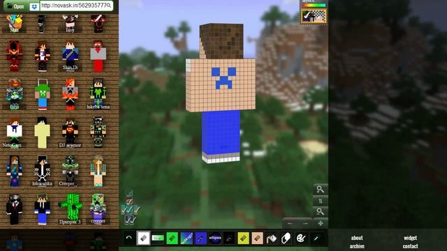 Как нарисовать быстро и красиво скин для Minecraft смотреть онлайн