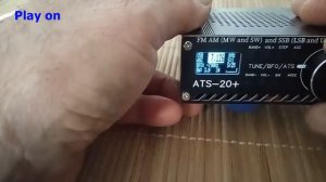 ATS20+ вседиапазонный DSP радиоприемник, FM LW MW SW SSB, слушаем эфир