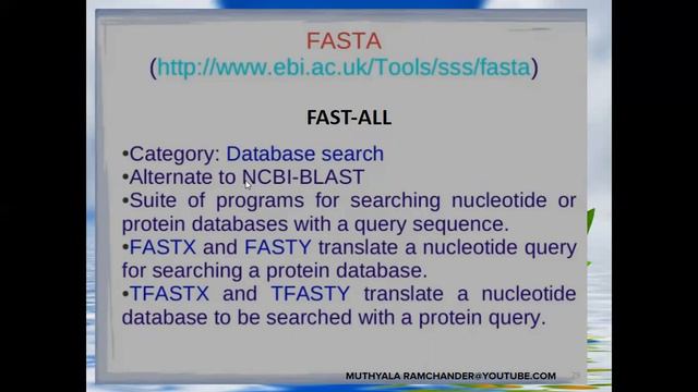 BLAST and FASTA смотреть онлайн