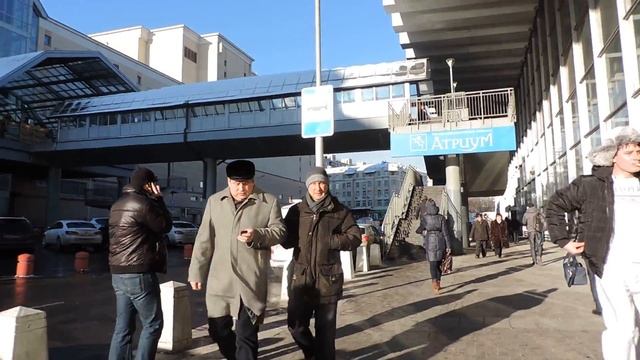 Москва Площадь Курского вокзала 20 января 2014