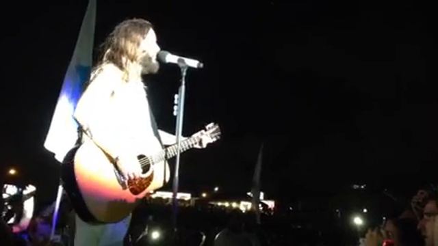 30 Seconds To Mars - Jared Leto On Acoustic Guitar - Tampa, FL 8/9/2014 смотреть онлайн