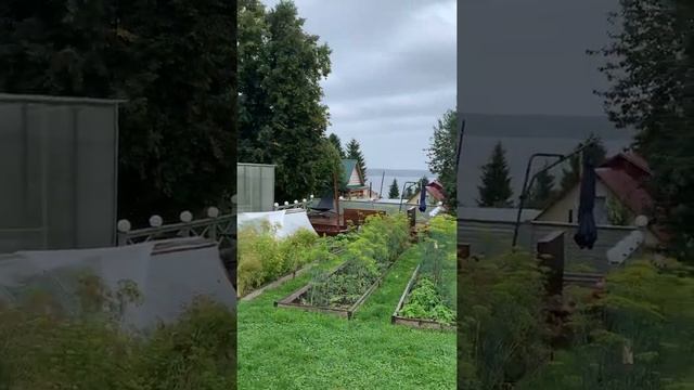 Большая Уличная купель из лиственницы с наружной печкой в Перми смотреть онлайн