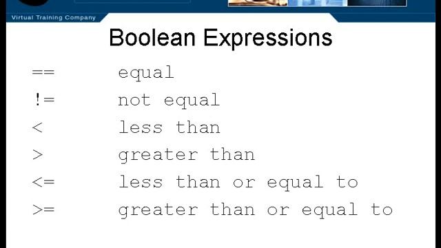 Lesson1 Boolean Expressions смотреть онлайн
