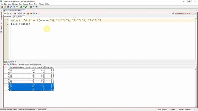 Oracle SQL Practical question with answer / SQL to check whether given sudoku is resolved смотреть онлайн
