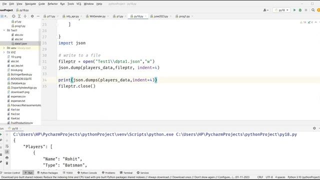 DAY 17: Working With Files Session - JSON files смотреть онлайн