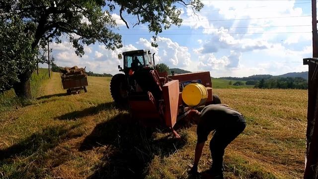 Baling Small Square Straw Bales! (Harvest Season 2023)