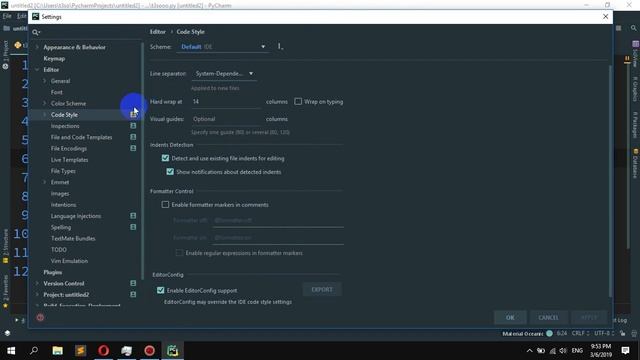 How to set the maximum line length in PyCharm смотреть онлайн