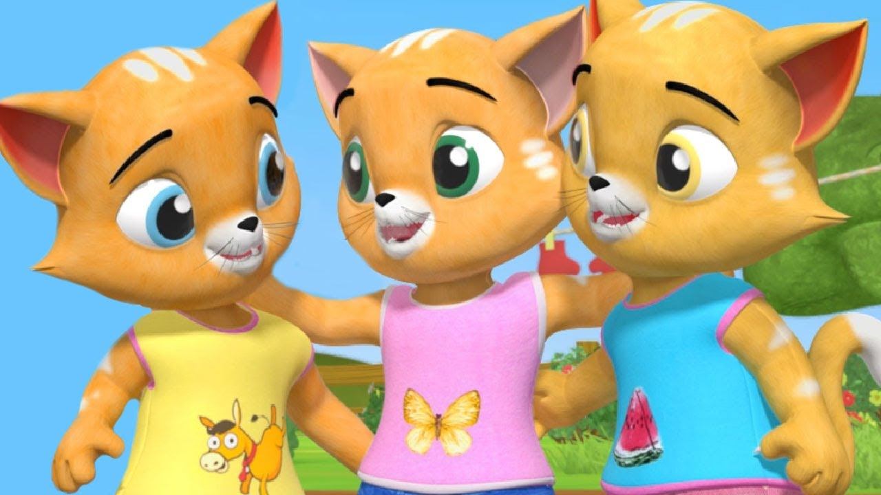 Песенка про Котят - Котятки и Рукавички - Песни Для Детей .тв смотреть онлайн