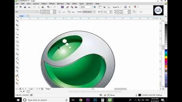 Sony Ericsson Logo Design Graphics Tutorial