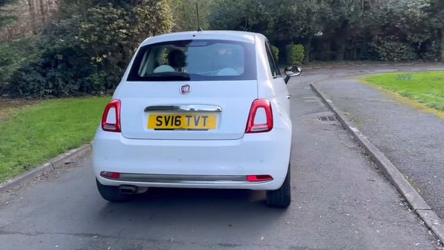 2016 Fiat 500 - White смотреть онлайн