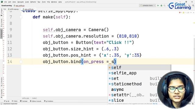Selfie App with Kivy | What Is Kivy In Python | Python Kivy Tutorial | Great Learning смотреть онлайн