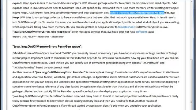PermGen Space vs Heap Space смотреть онлайн