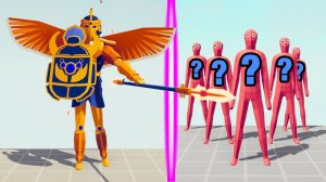 WARRIOR RA TEAM vs RANDOM WEAPON TEAM | TABS - Totally Accurate Battle Simulator