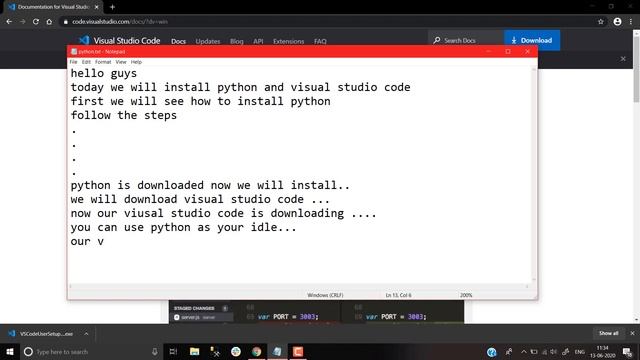 Install visual studio code and python смотреть онлайн
