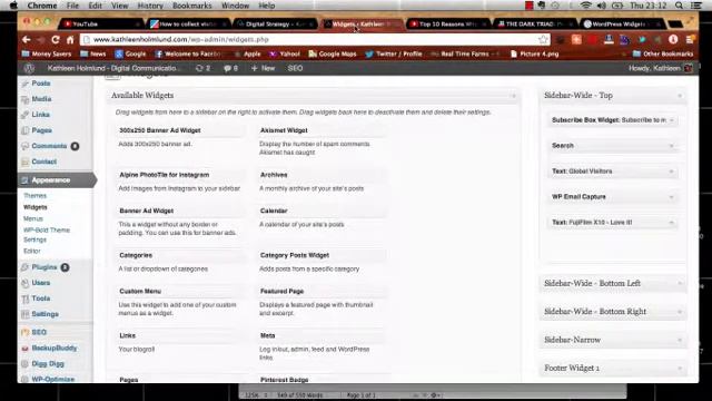 DIY Wordpress: Widgets смотреть онлайн