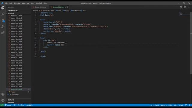 Урок 045. VueJS. Привет Кто-то Ктототов смотреть онлайн