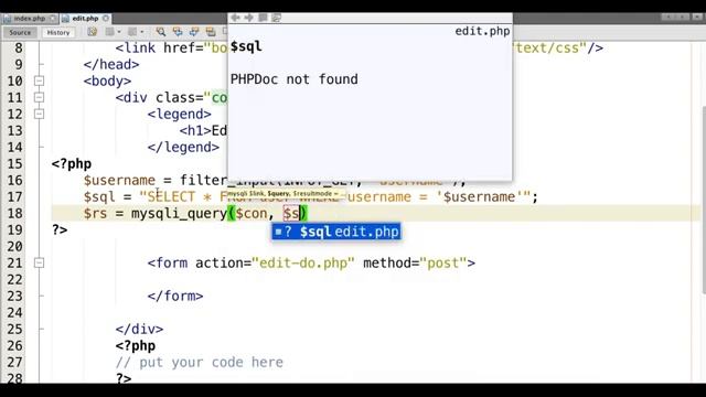 PHP Tutorial (Update Data) смотреть онлайн
