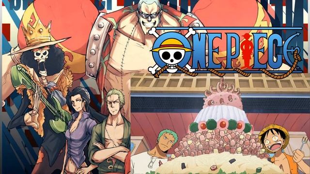 Ужин команды Мугивар с Бруком | Ван Пис | One Piece смотреть онлайн