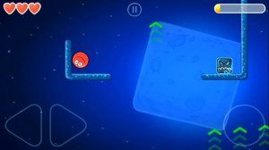 КРАСНЫЙ ШАР против Черного КВАДРАТА #6  Шарик на ЛУНЕ  Мультик про Red Ball 4