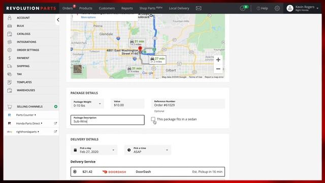 How to Use RevolutionParts Local Delivery