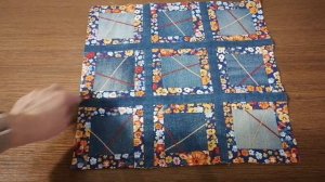 Сидушка из старых джинсов.