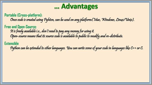 02 Advantages and Disadvantages of Python Language смотреть онлайн