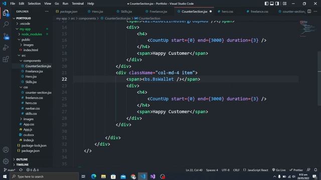 React Portfolio Website Tutorial From Scratch | Build & Deploy React JS Portfolio Website | 2022 смотреть онлайн