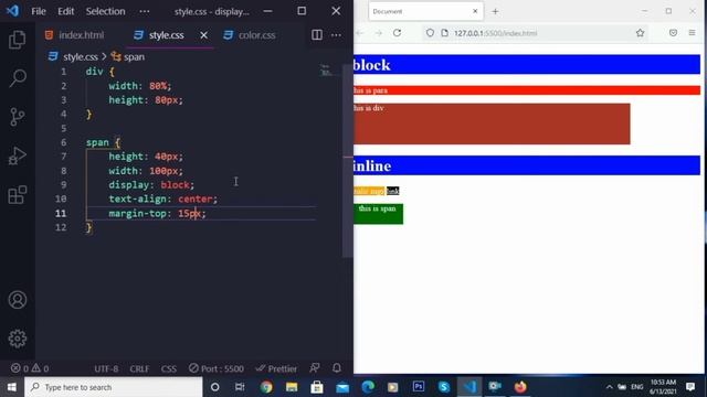 css display property in tamil | display property in css in tamil | learn code tamil смотреть онлайн