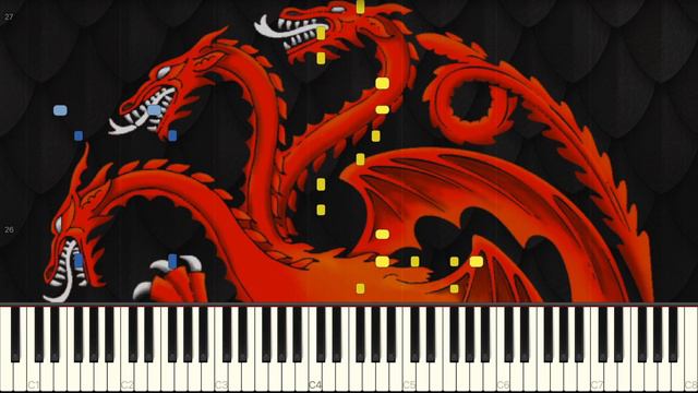 Game of Thrones - Blood of the Dragon (Synthesia) смотреть онлайн