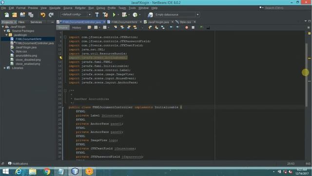 JavaFX CSS GUI design with Netbeans and Scene builder смотреть онлайн