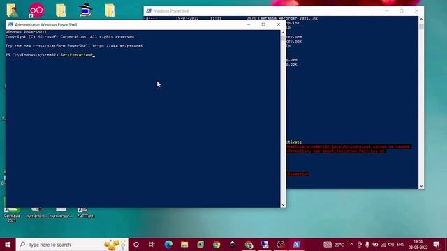 Set ExecutionPolicy Is Not Recognized As An Internal Or External Command