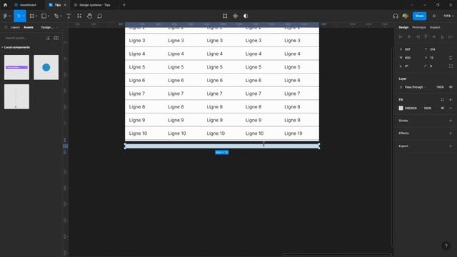 Data Grid Auto layout - Scroll - Figma Tutorial смотреть онлайн